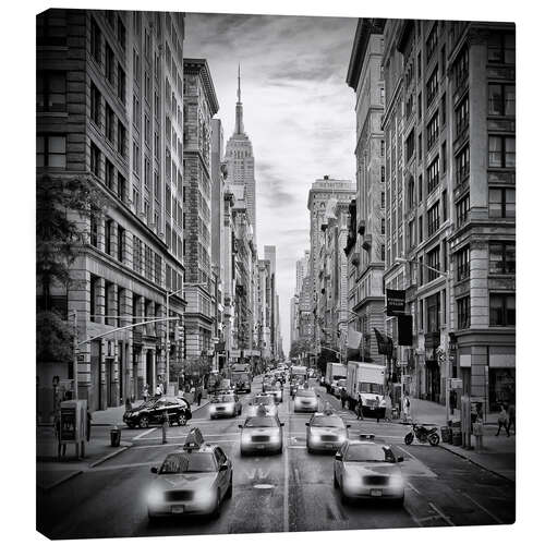 Canvas print NYC 5th Avenue Traffic II