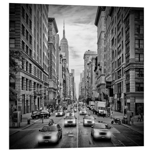 PVC print NYC 5th Avenue Traffic II