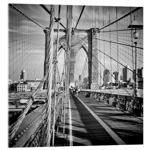 Acrylic print NYC Brooklyn Bridge Flair