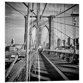 Foam board print NYC Brooklyn Bridge Flair