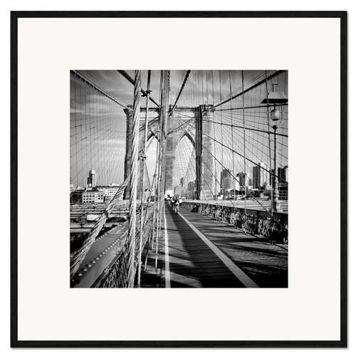 Kehystetty taidepainatus NYC Brooklyn Bridge Flair