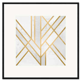 Kehystetty taidepainatus Art Deco Geometry