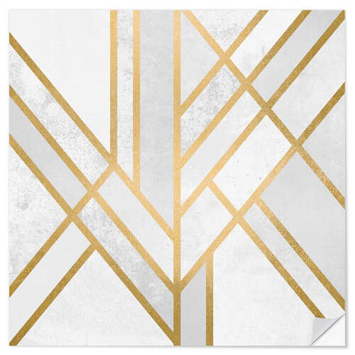 Wandsticker Art Deco Geometry