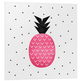 Foam board print Pink Pineapple