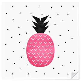 Wall sticker Pink Pineapple