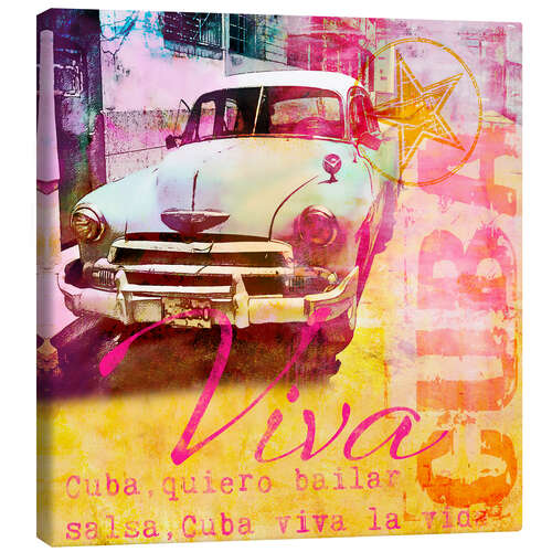 Canvas print Viva Cuba