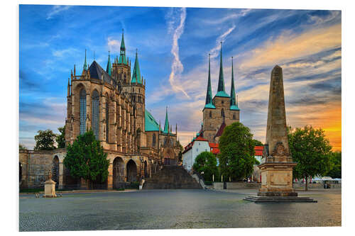 Foam board print Dom of Erfurt