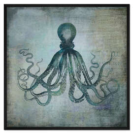 Gerahmter Kunstdruck Octopus