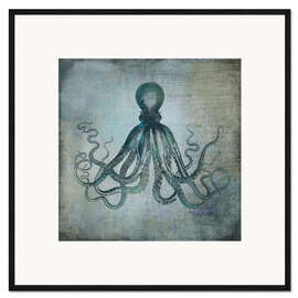 Impresión de arte enmarcada Octopus
