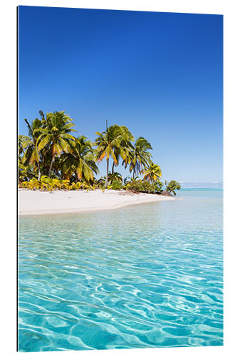 Tableau en plexi-alu Vagues turquoises, One Foot Island