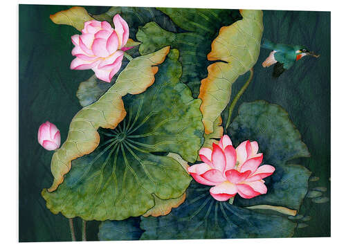 Foam board print Lotuses