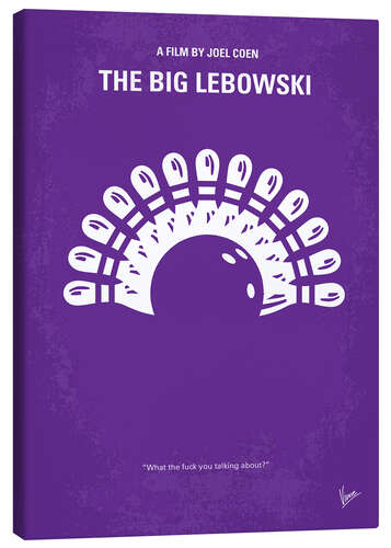 Stampa su tela The Big Lebowski (Il grande Lebowski)