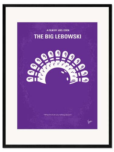 Kehystetty taidepainatus The Big Lebowski