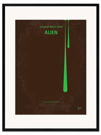 Impresión de arte enmarcada Alien