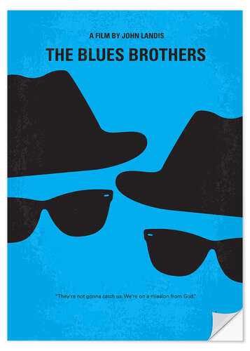 Vinilo para la pared The Blues Brothers