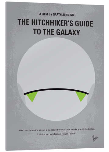 Acrylic print The Hitchhiker's Guide To The Galaxy