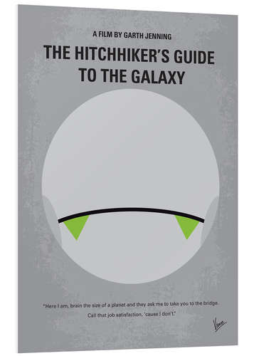 PVC-tavla The Hitchhiker's Guide To The Galaxy