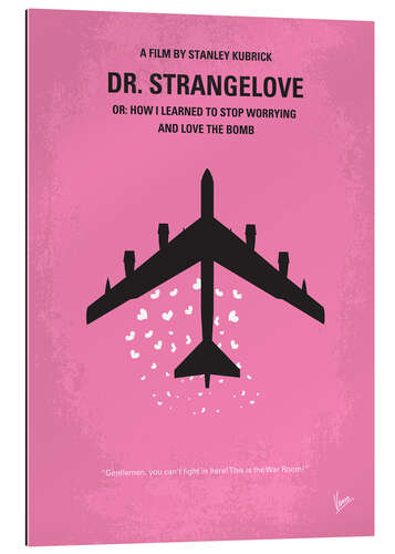 Quadro em plexi-alumínio Dr. Strangelove