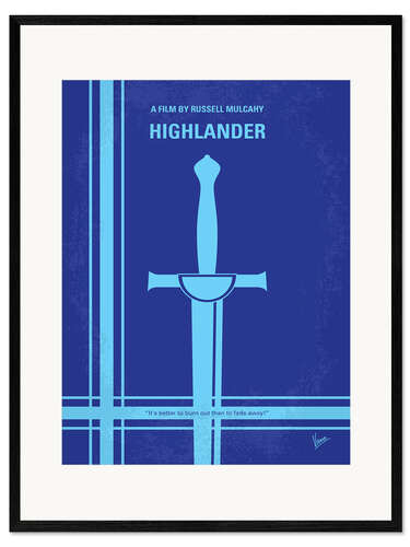 Kehystetty taidepainatus Highlander