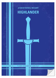 Muursticker Highlander