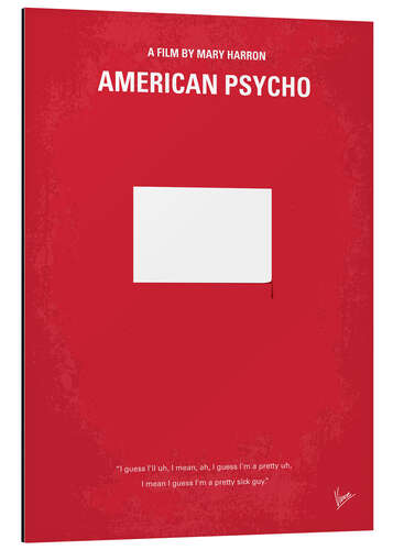 Aluminium print American Psycho