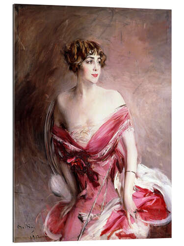 Gallery Print Portrait of Mlle de Gillespie - La Dame de Biarritz