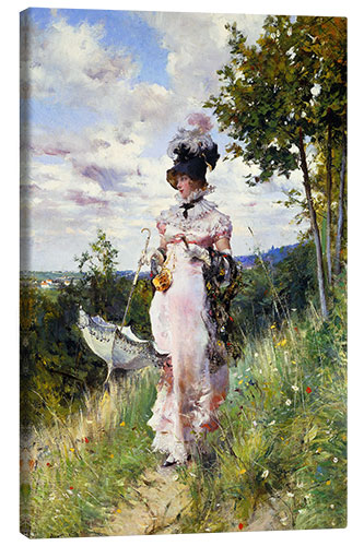 Canvas print The Summer Stroll