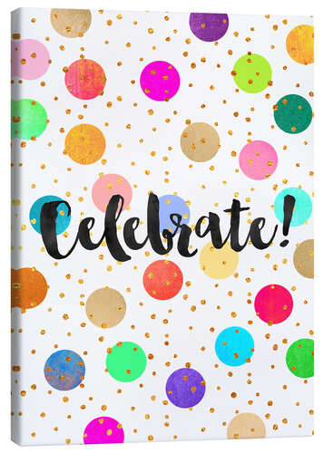 Quadro em tela Celebrate