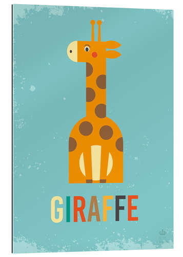 Gallery print ABC giraffe