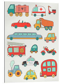 Gallery print So many cars