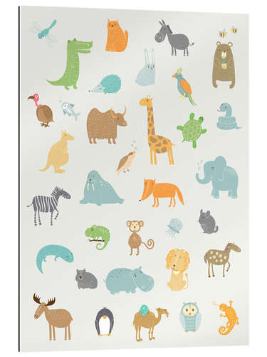 Gallery print All my zoo animals