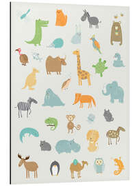 Magnettafel Alle meine Zootiere