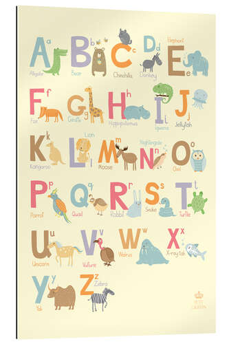 Gallery print Animal alphabet (English)