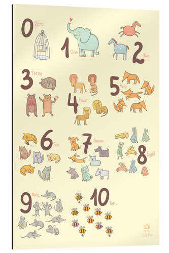 Gallery print Number of animals