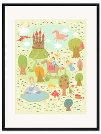 Gerahmter Kunstdruck Meine Lieblingsmärchen