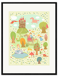 Framed art print My favorite fairy tales