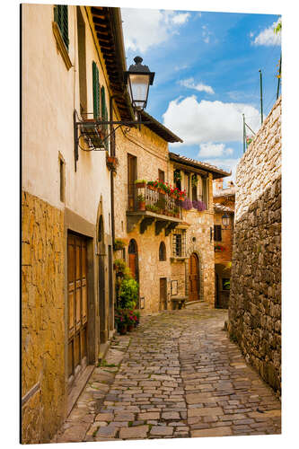 Aluminiumtavla Montefioralle in Chianti, Tuscany