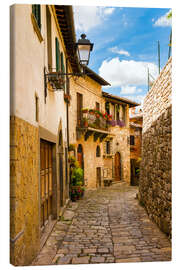 Canvas print Montefioralle in Chianti, Tuscany