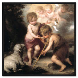 Gerahmter Kunstdruck Die Jungen mit der Muschel