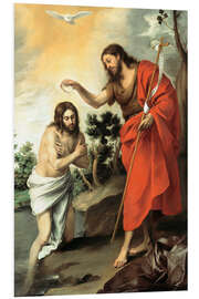 Foam board print The Baptism of Christ