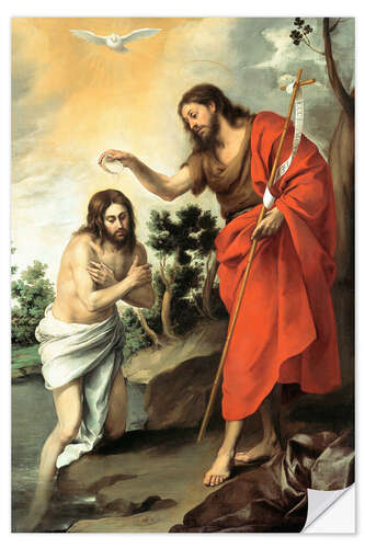 Muursticker The Baptism of Christ