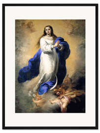 Gerahmter Kunstdruck Unbefleckte Empfängnis