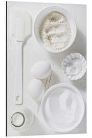 Magnettafel Landhaus Backzutaten