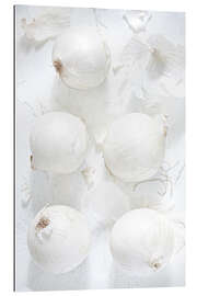 Gallery print Onion still life in white