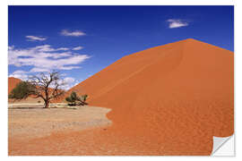 Selvklebende plakat Dunes of the Namib, Namibia