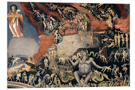 Foam board print Last Judgement (detail)