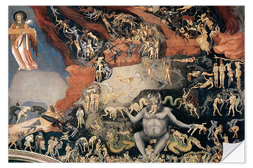 Selvklæbende plakat Last Judgement (detail)