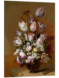 Tableau en aluminium Nature morte avec des fleurs