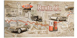 Gallery print American West Road Trip Map