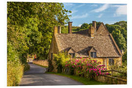 Foam board print Cottage in the Cotswolds (England)